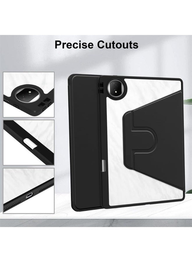 for Honor MagicPad 2 12.3 بوصة غطاء القضية, قضية الحماية اللوحية, الاكريليك 360 ° تصميم الدوار, تلقائي الاستيقاظ / النوم, جلد ناعم - Image 4